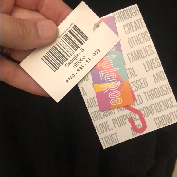 Lularoe small Georgia dress Solid Black NWT ! - Picture 4 of 4